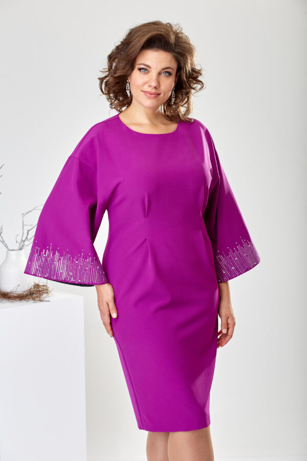 Купить женское платье цвета фуксии Romanovich style 1-2432