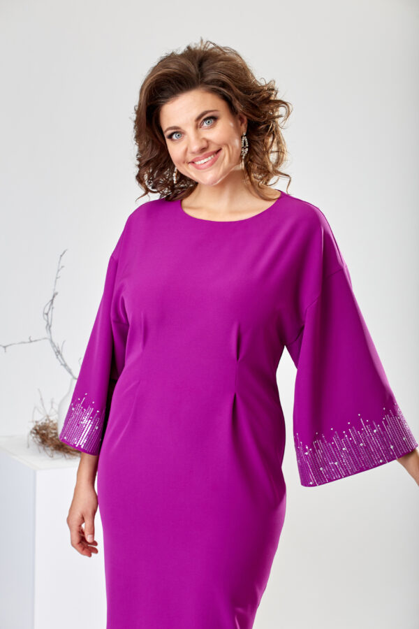 Купить женское платье цвета фуксии Romanovich style 1-2432