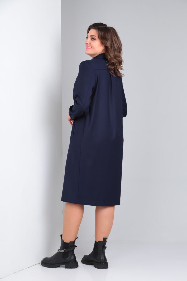 Платье Vilena Fashion 831 темно-синий