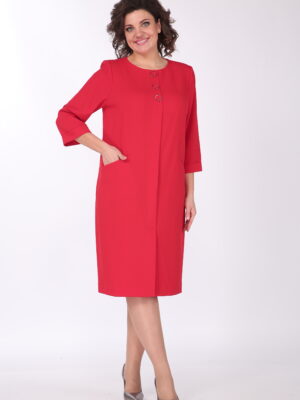Платье Vilena Fashion 842 красный