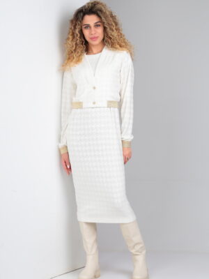 Костюм Vilena Fashion 871 молочный