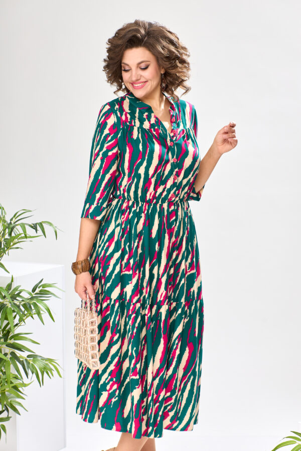 Купить платье из вискозы Romanovich style 1-2373 зеленый