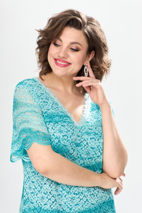 Платье Romanovich style 1-2493 бирюза