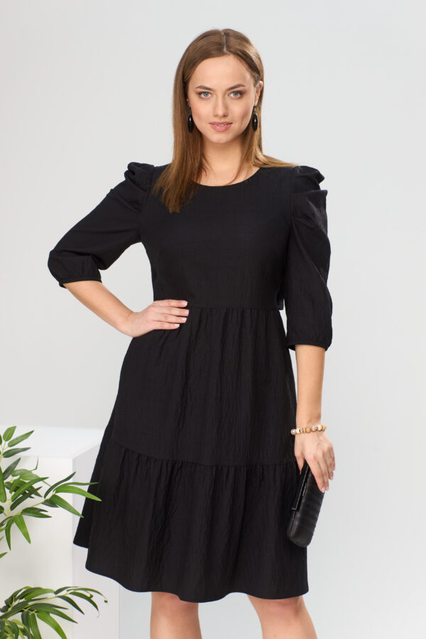 Купить платье из льна Romanovich style 1-2497 черное