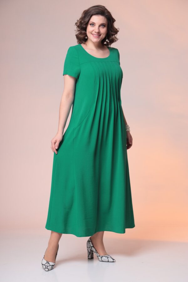 Купить платье зеленое Romanovich 1-1826 большой размер