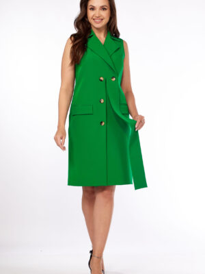 Платье Vilena Fashion 856 зеленый