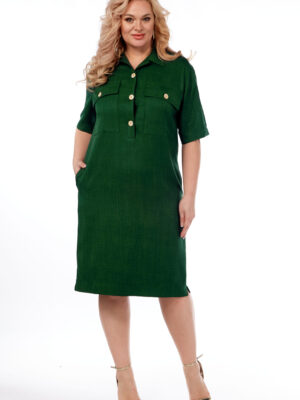 Платье Vilena Fashion 891 зеленый