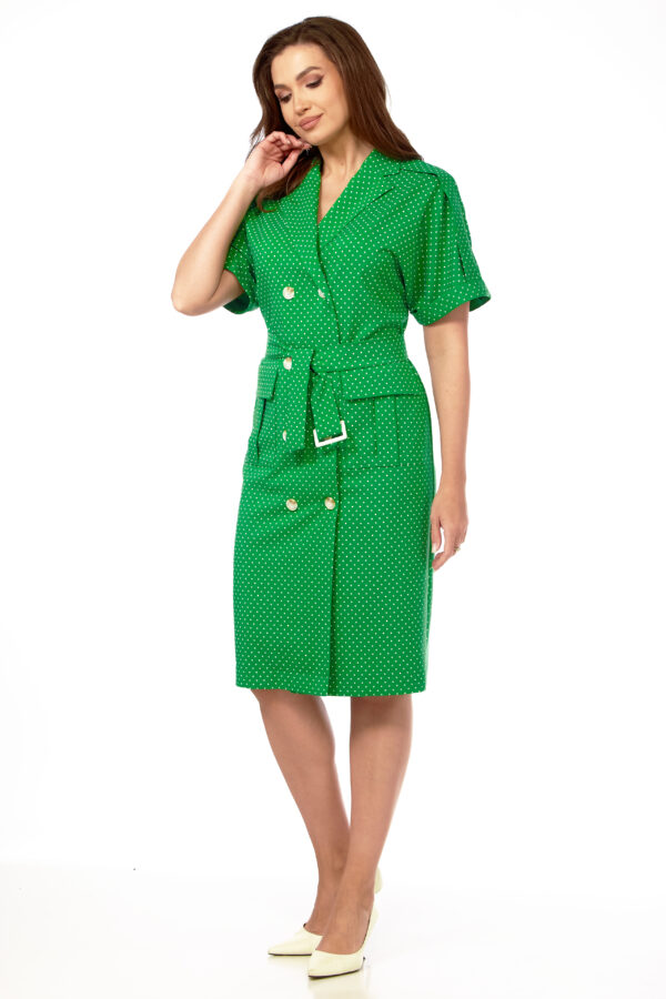 Платье Vilena Fashion 912 зеленый