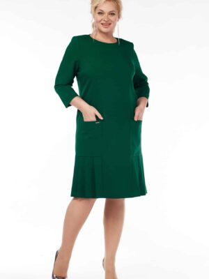 Платье Vilena Fashion 897 зеленый
