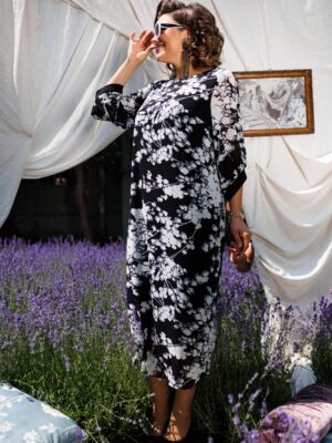 Платье Romanovich style 1-2442 белые цветы