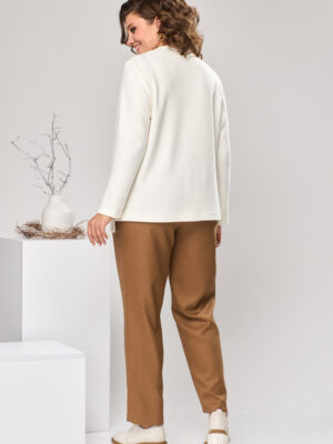 Костюм Romanovich style 2-2603 молочный/коричневый