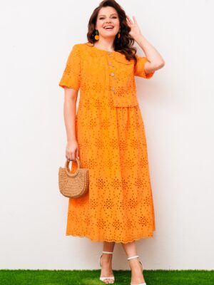 Платье Romanovich style 1-1951 оранжевый