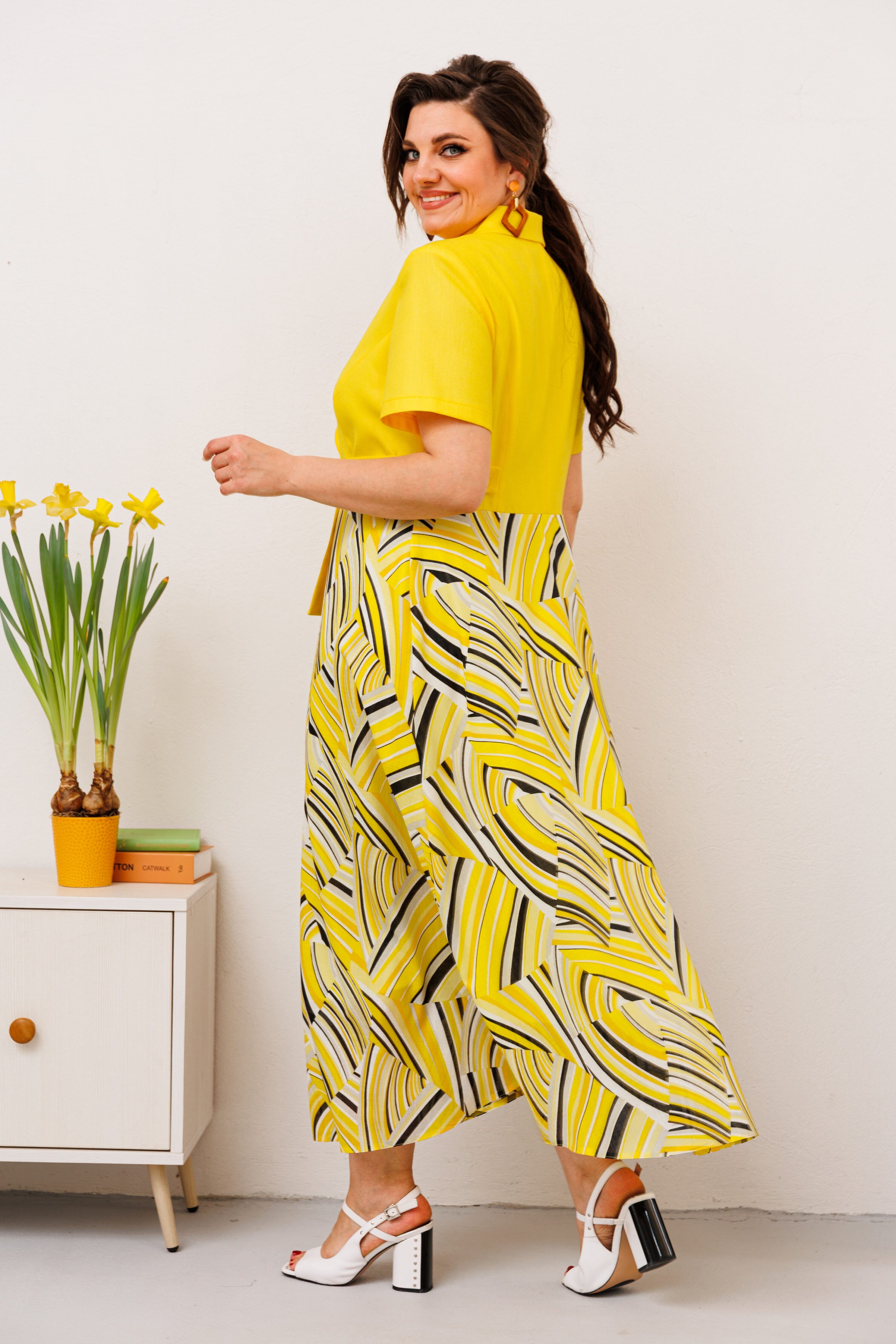 Купить платье Romanovich style 1-2468К желтое