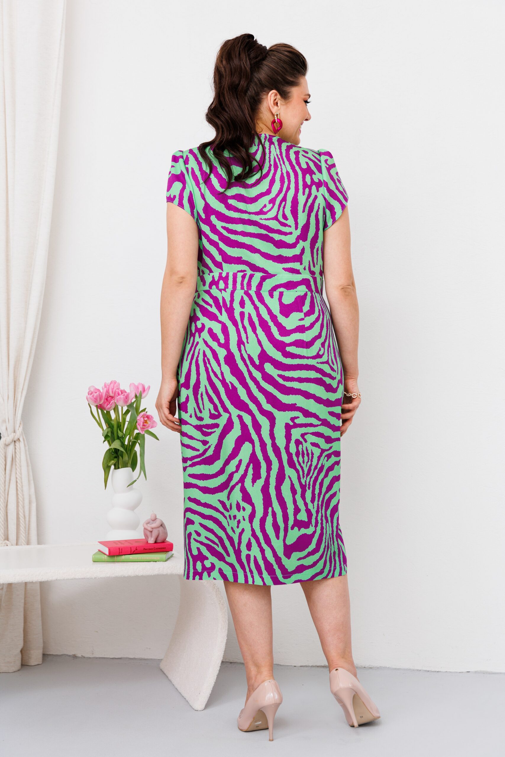 Платье Romanovich style 1-2532 салат/фиолет